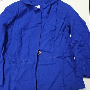 Chocolate Royal Blue Blazer